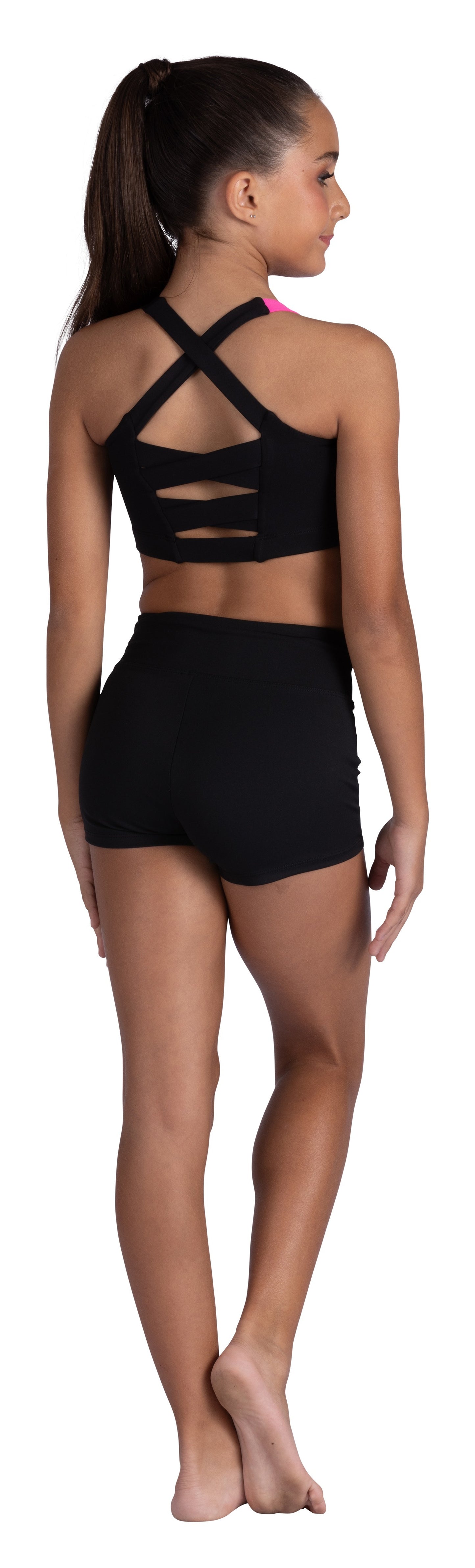 Danznmotion Colour Block Halter Top Girls