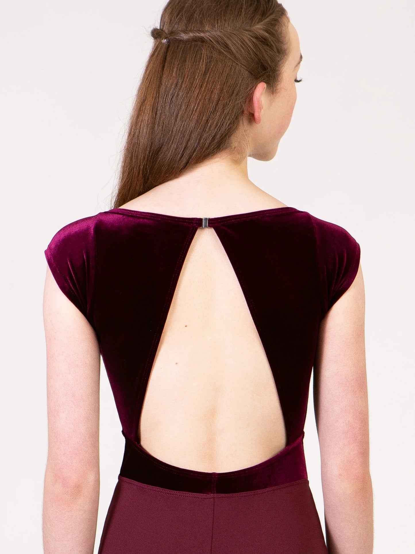 Suffolk Velvet Cap Sleeve Leotard