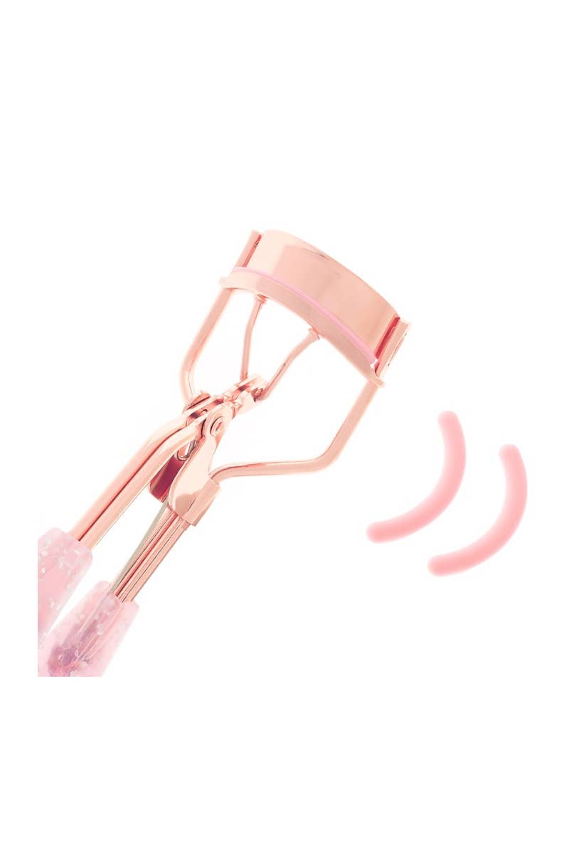 Pineapple Beauty Amorus Rose Gold Flat Handle Eyelash Curler