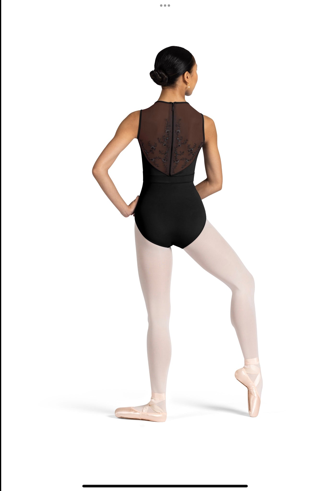 Bloch Fleur High Neck Zip Tank Leo