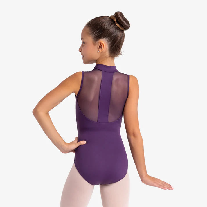 So Danca Tiler Peck Front Zip Sleeveless Leo Girls