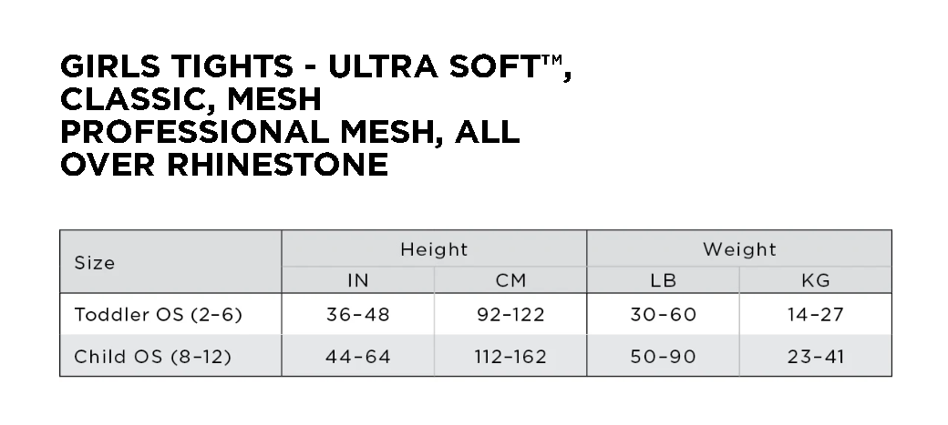 Capezio Footless Tights - Girls