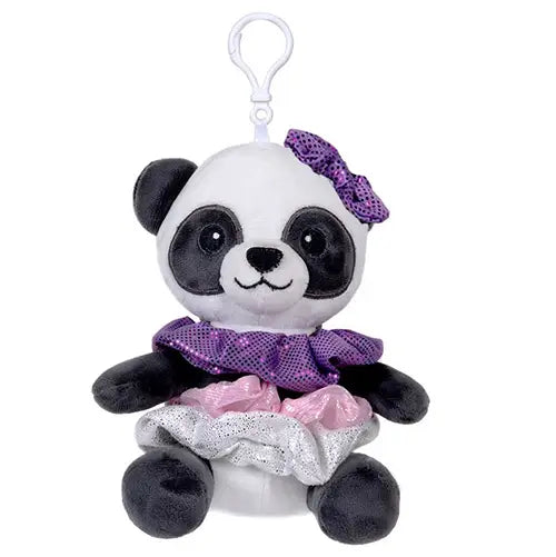 Dasha Designs Scrunch Bunch Panda Bag Tag