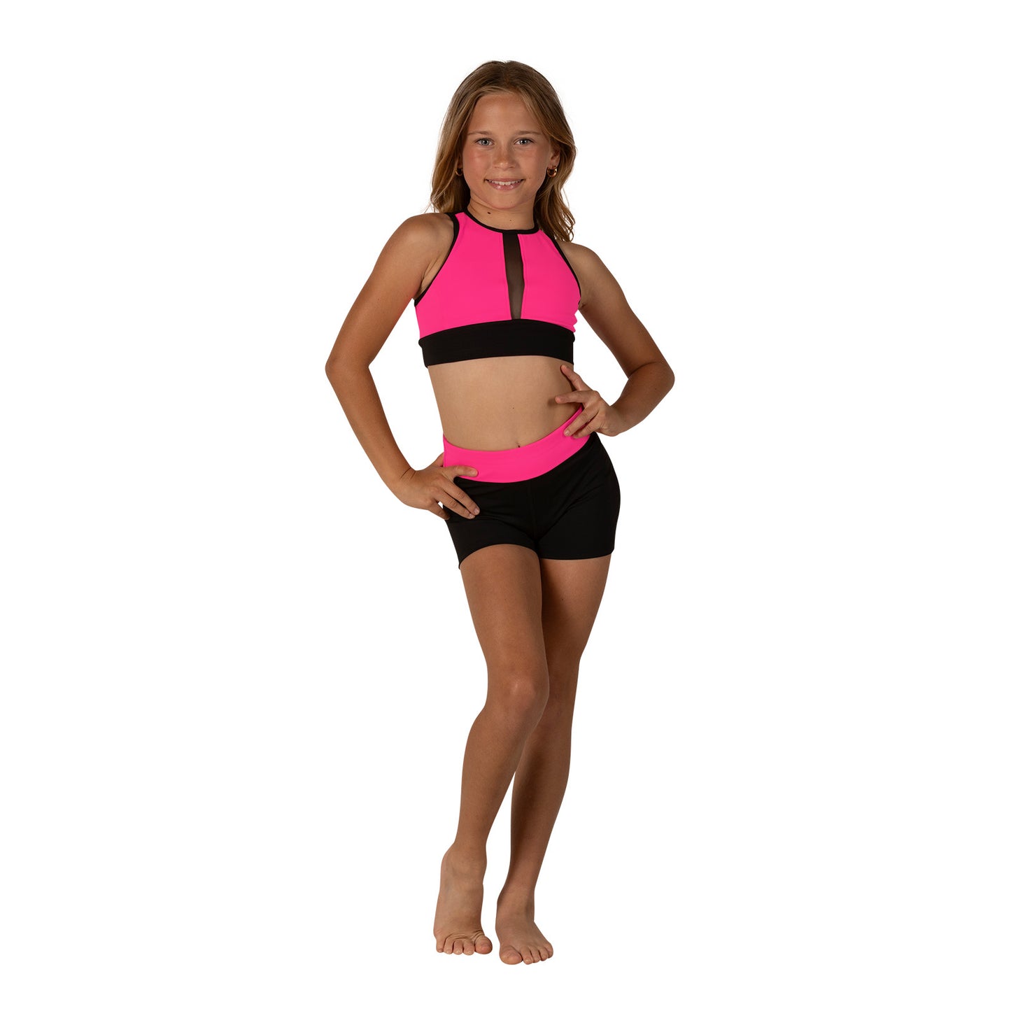 Danznmotion Waist Pop Shorts Girls
