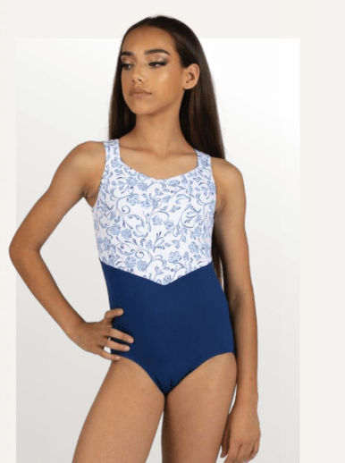 Danznmotion Sophie Print Bodice Leo Girls