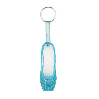 So Danca Pointe Shoe Glitter Keychain