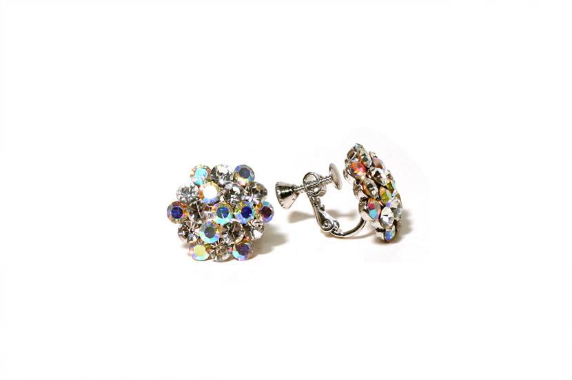 FH2 Crystal Cluster Earrings 16MM