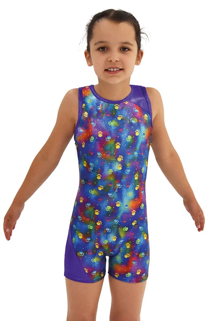 Mondor Printed Unitard - Girls