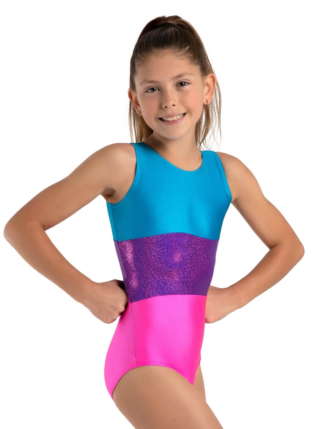 Capezio 3 Panel Tank Leo - Childs