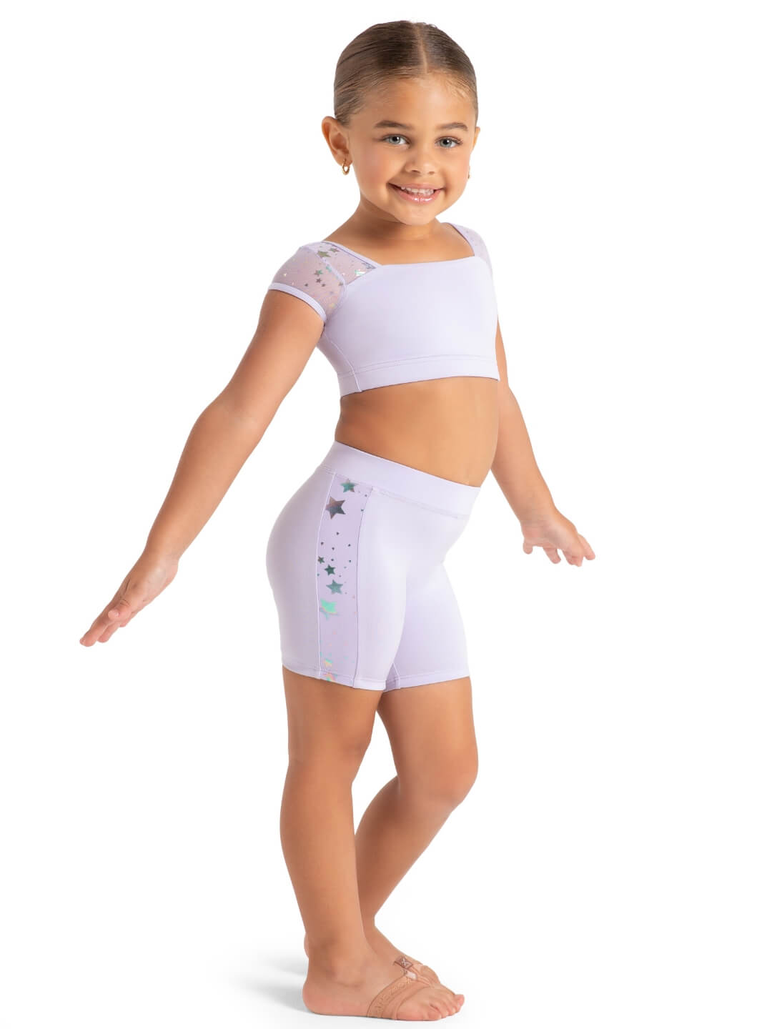 Capezio Star Struck Stardust Short - Girls