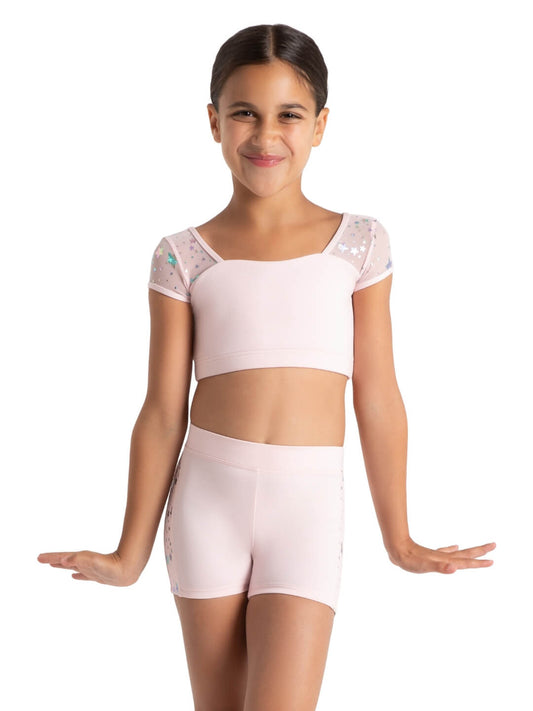 Capezio Star Struck Stardust Short - Girls