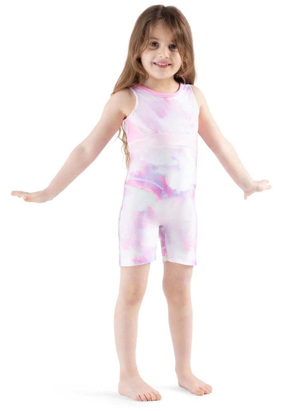 Capezio Pixel Pop Dreamscape Biketard - Girls