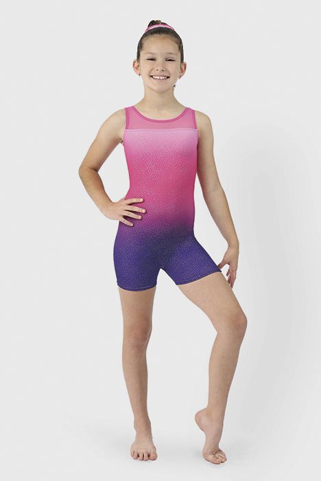 Mondor Printed Biketard - Girls