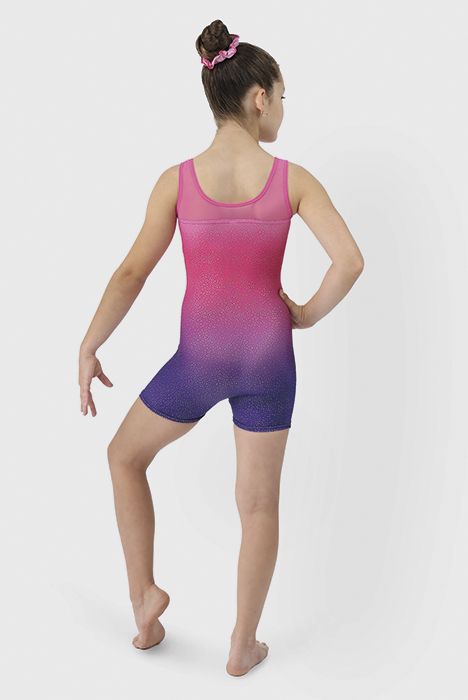 Mondor Printed Biketard - Girls