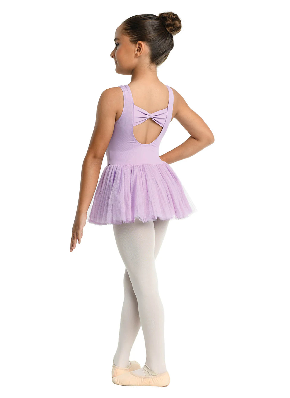 Danznmotion Holly Tank Style Bow Back Dress Girls