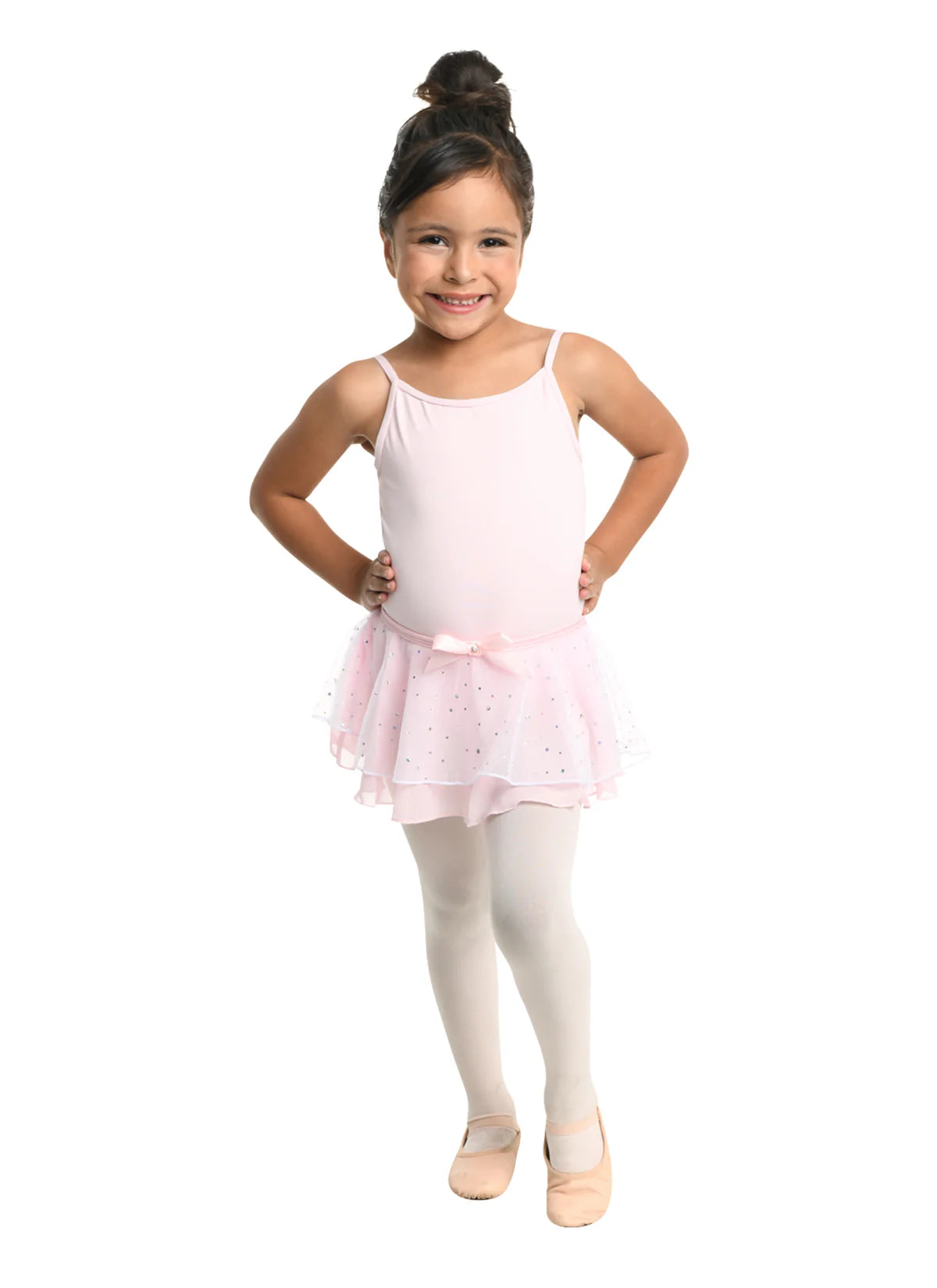 Danznmotion Crystal Sparkle Dance Skirt - Girls