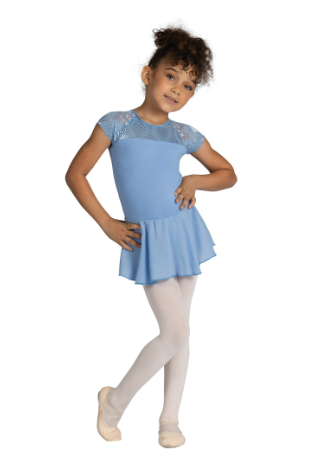 Danznmotion Cap Sleeve Lace Dress Childs