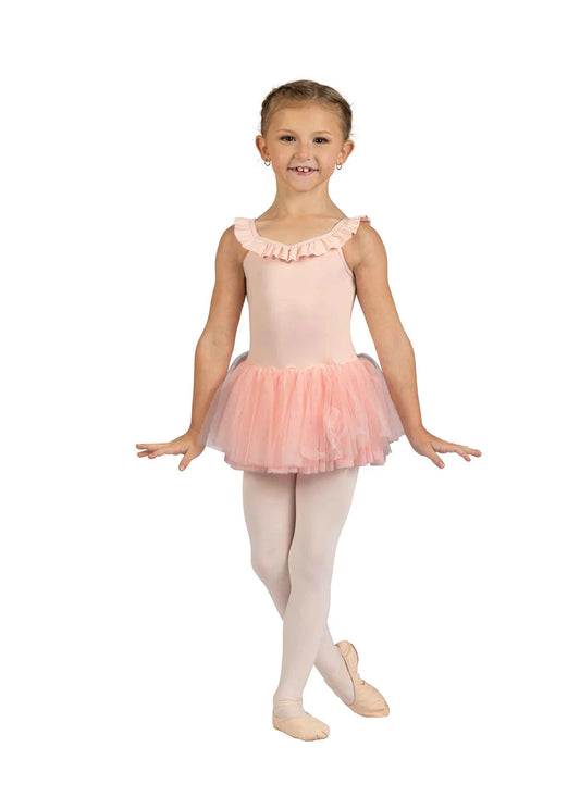 Danznmotion Ruffle Trim Dress Girls