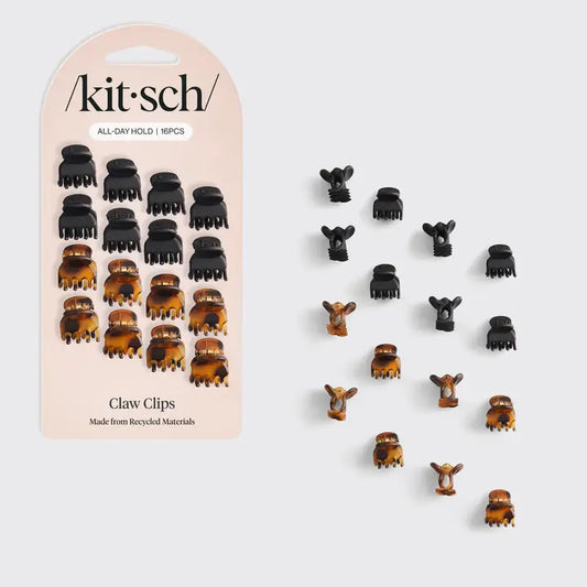 Kitsch Micro Classic Claw Clips 16pc. set
