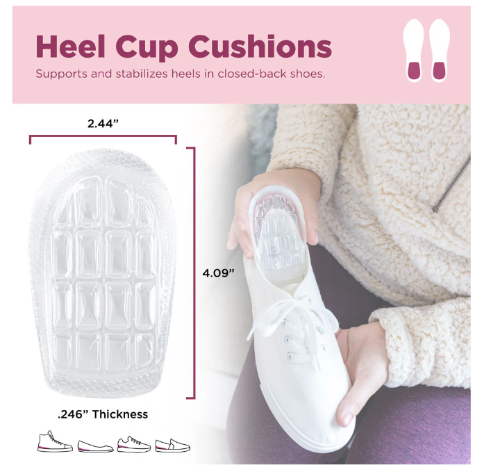 Foot Petals Air Gel Heel Cup Cushions