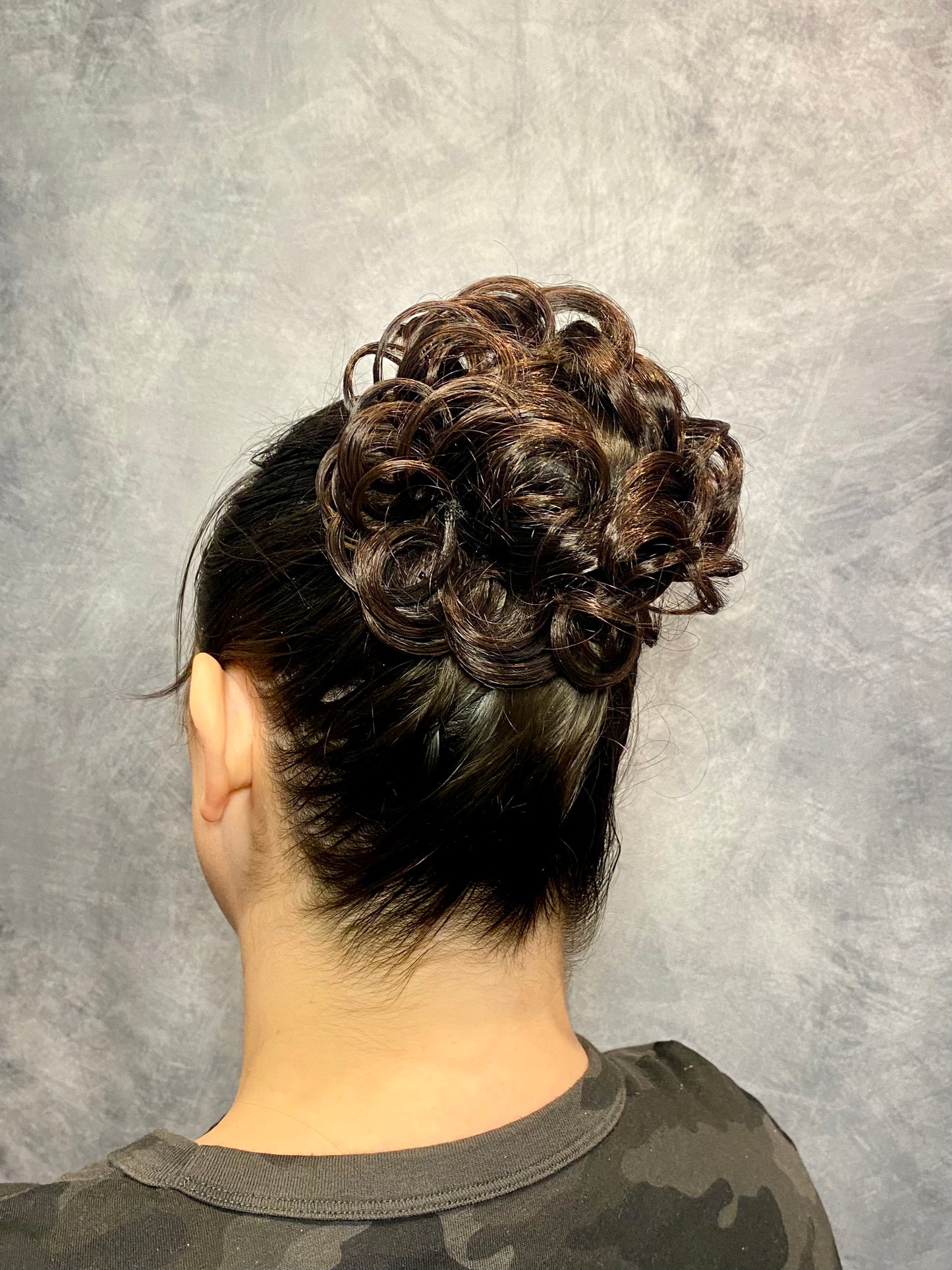 Dancer Hairdos Bun of Curls