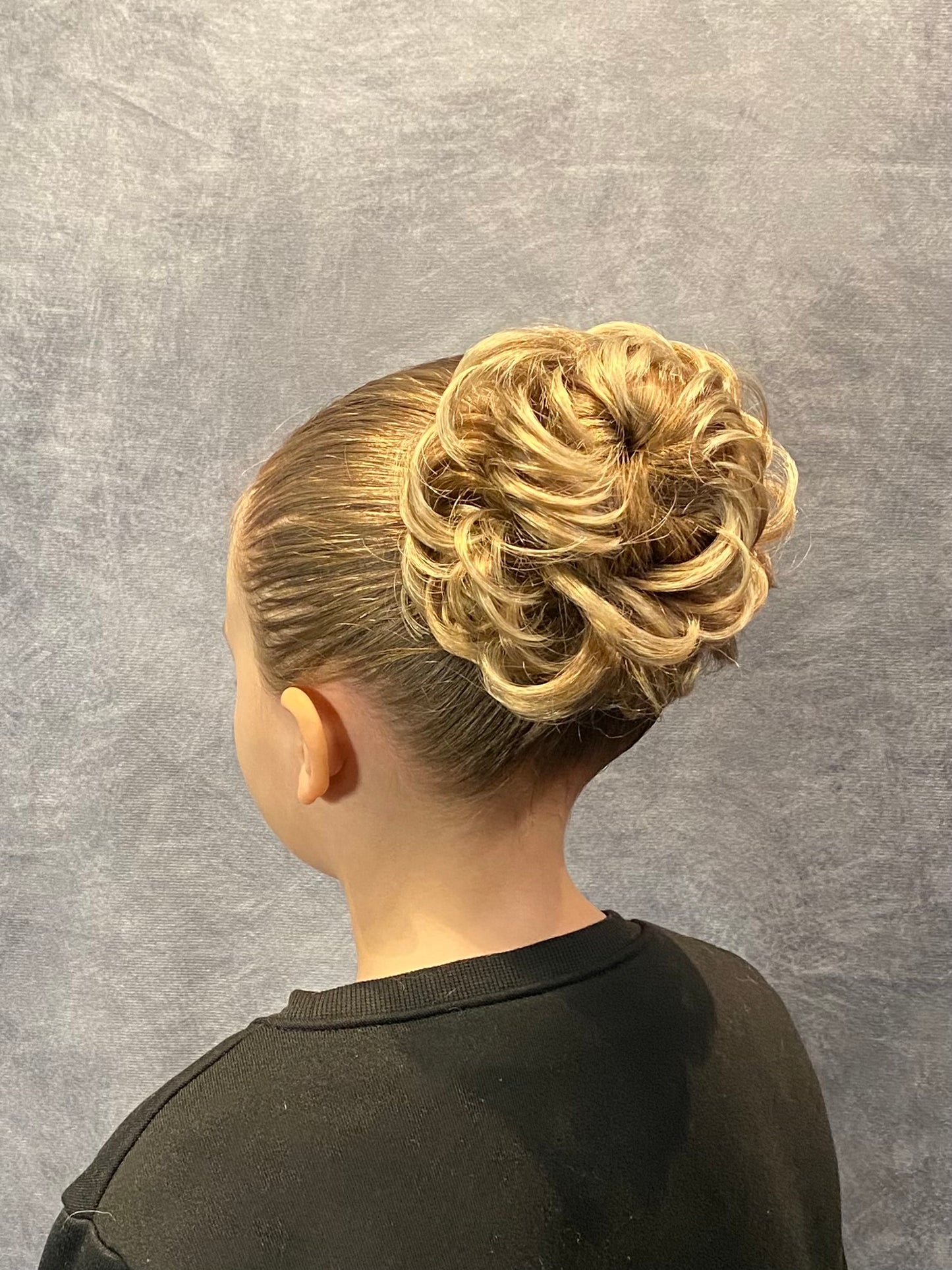 Dancer Hairdos Bun of Curls