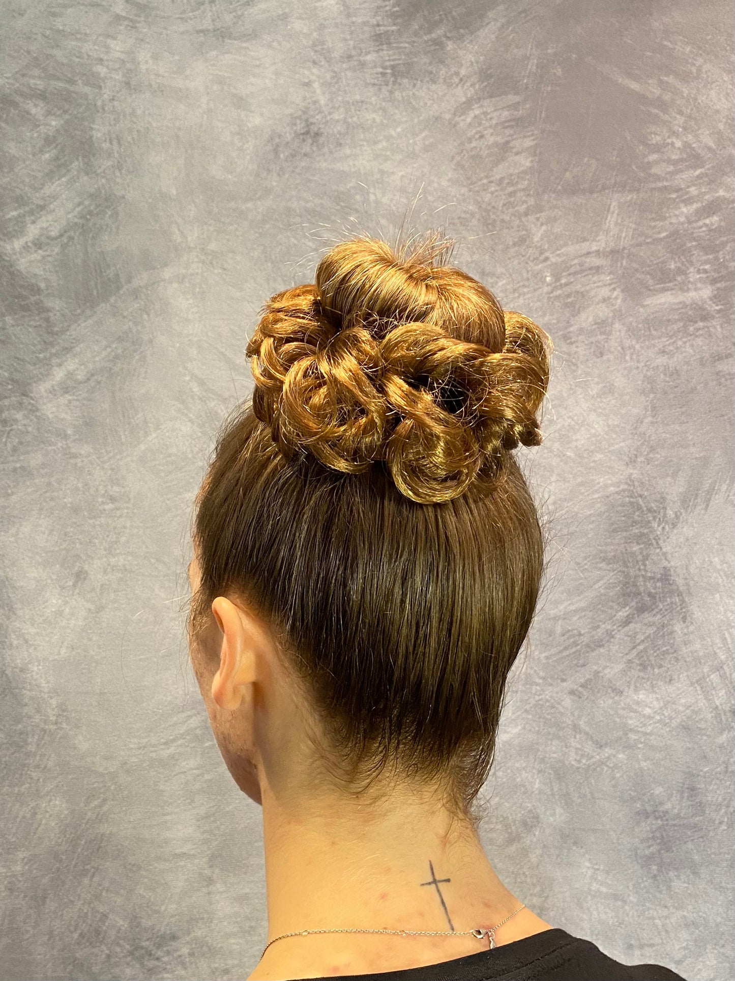 Dancer Hairdos Bun of Curls
