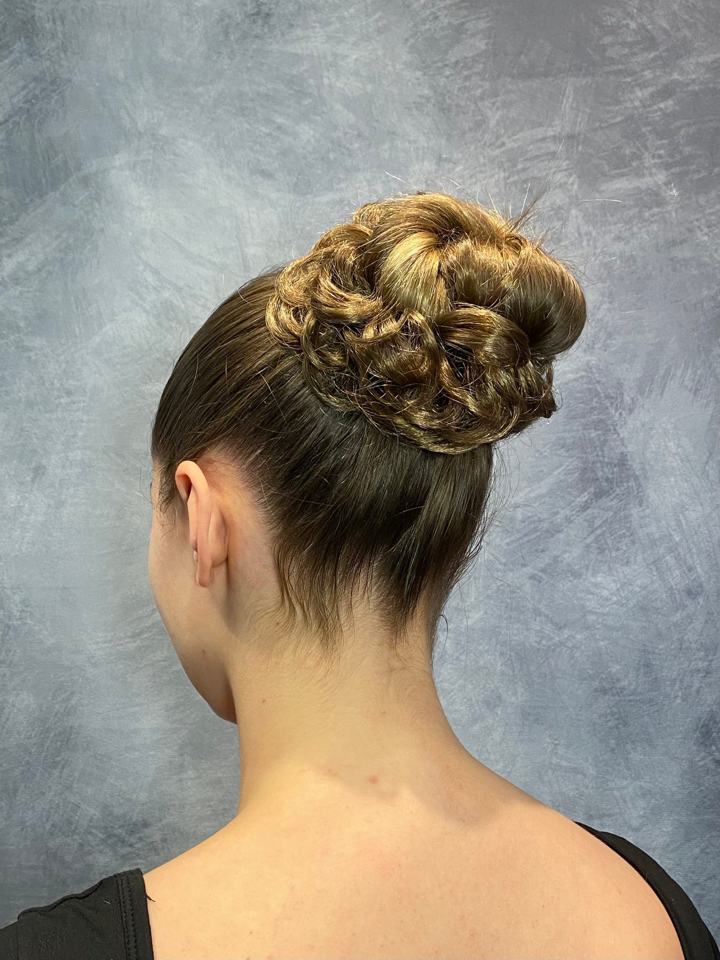 Dancer Hairdos Bun of Curls