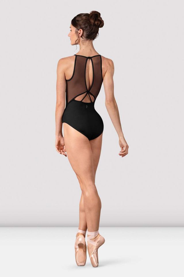 Bloch Lumina Floral Detail Halter Leo