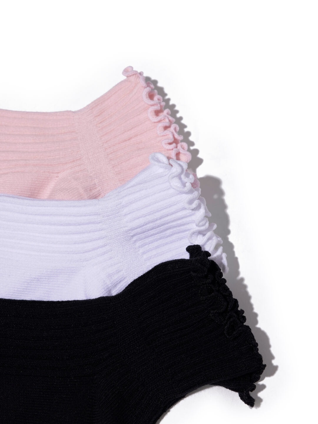 Capezio Scalloped Edge Socks - 3 pack Childs