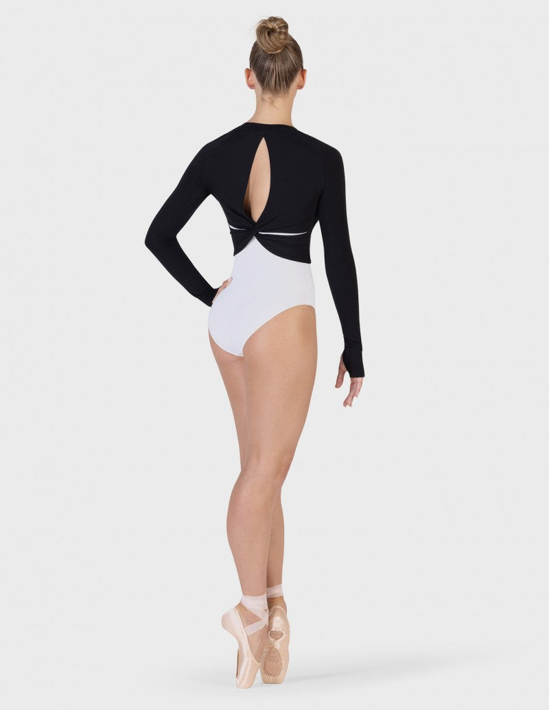 Bloch Perma Twist Back Long Sleeve Top