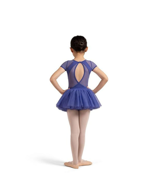 Bloch Fleur Hi Nk Cap Slv Tutu Leo - Childs