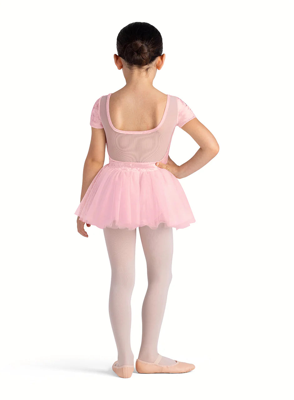 Bloch Delilah Velvet Cap Sleeve Tutu Leo-Girls