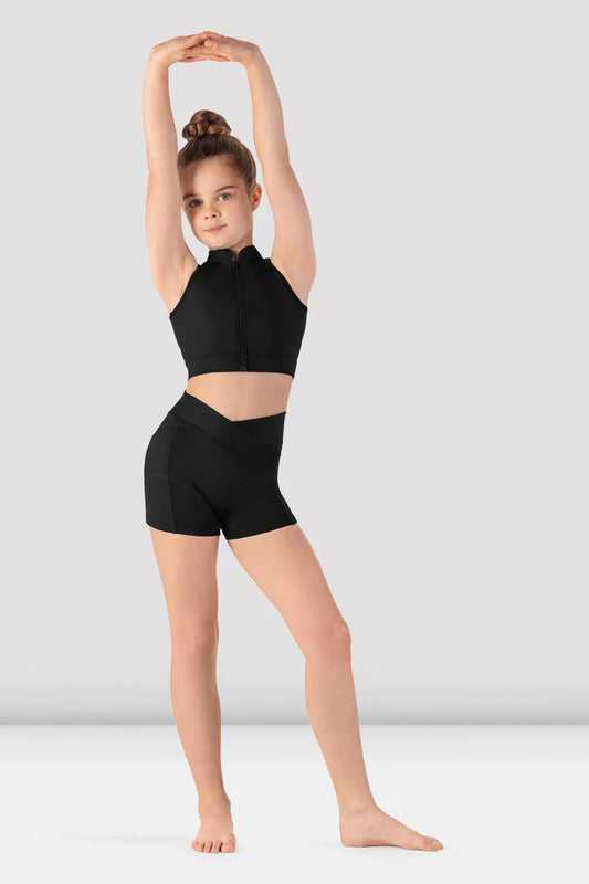 Bloch Nicolia V Front Shorts Girls