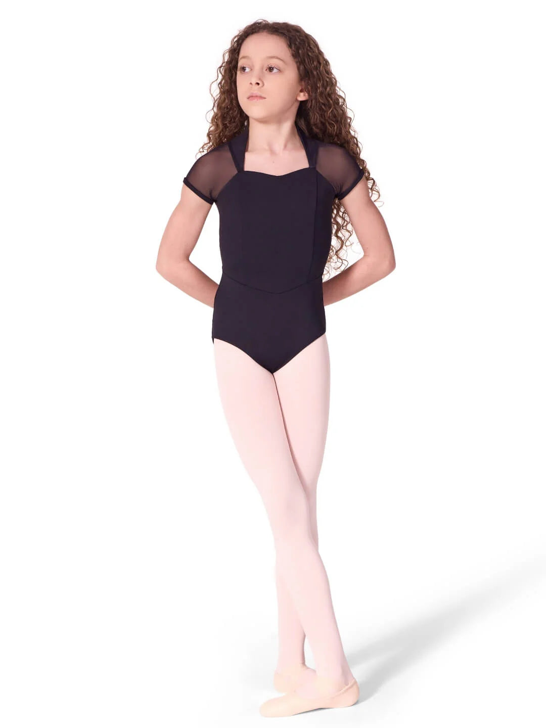 Capezio Soft Elegance Corset Short Sleeve Leotard - Tween