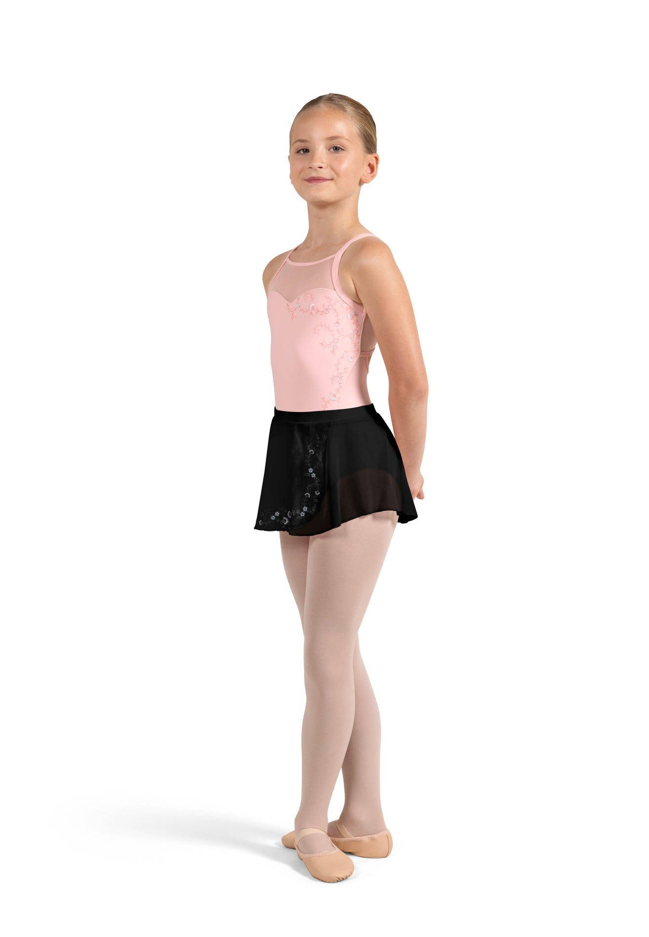 Bloch Fleur Embroidered Skirt