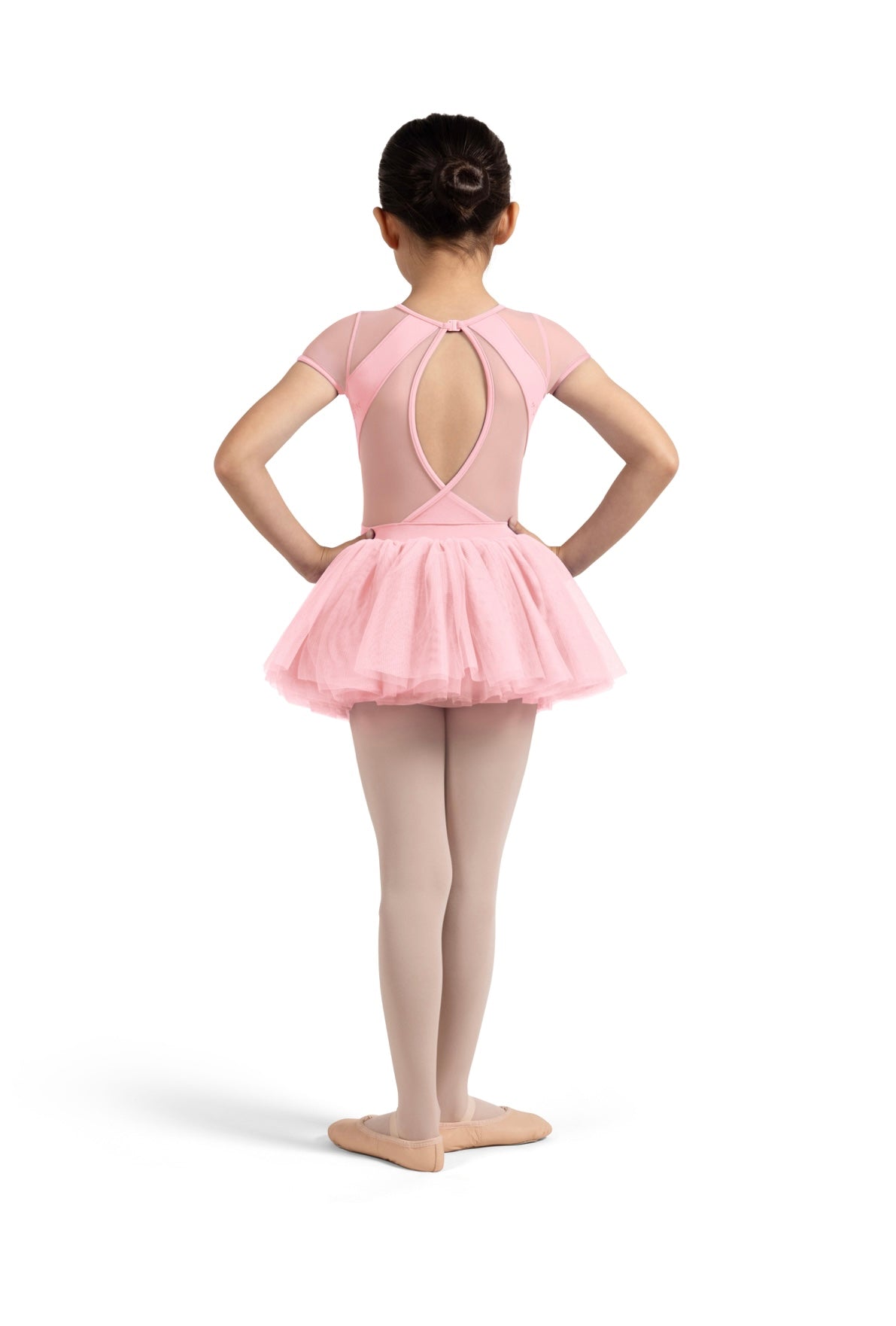 Bloch Fleur Hi Nk Cap Slv Tutu Leo - Childs