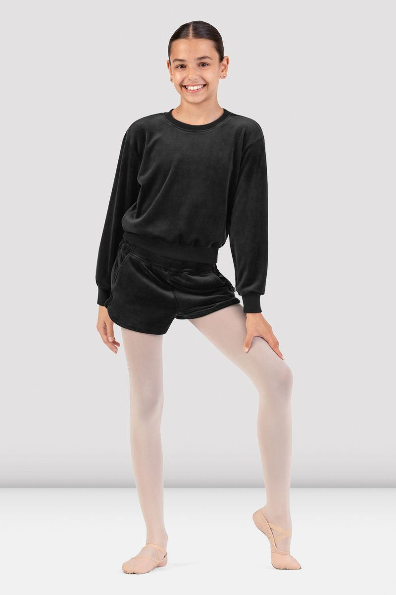 Bloch Lilly Velvet Crew Neck Sweatshirt - Girls