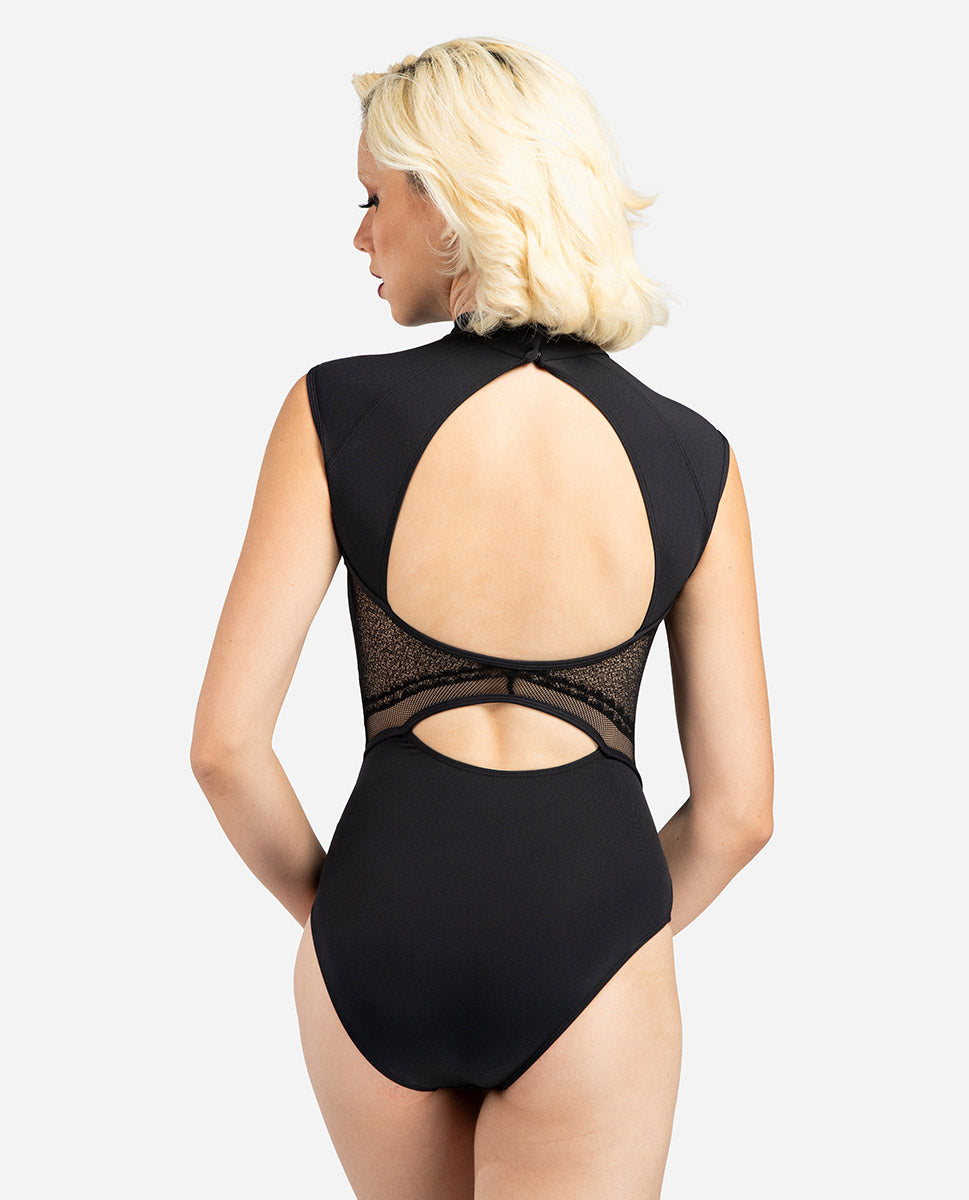 Lulli Joelene Mock Neck Leo