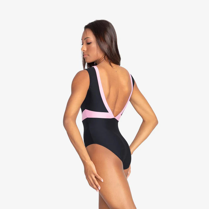 So Danca Eduarda 2 Tone Sleeveless Leo w/ Low Back Girls