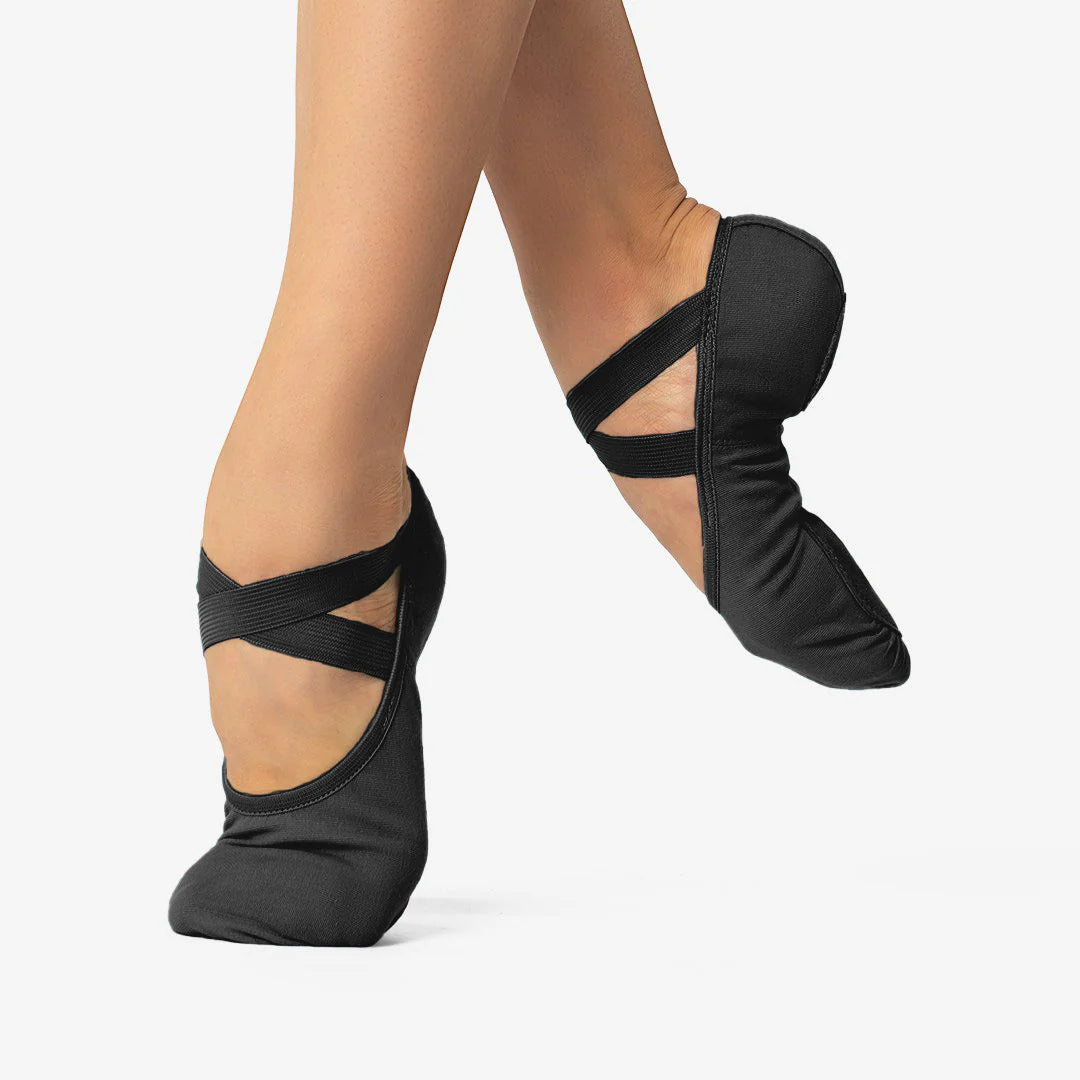 So Danca Stretch Canvas Split Sole Ballet Slipper Ladies