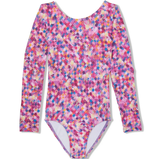 Girl Power Sports Long Sleeve Unicorn Leo