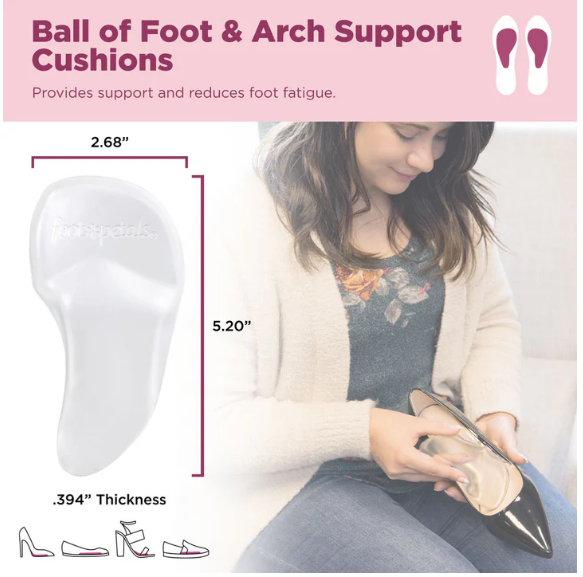 Foot Petals Ball of Foot & Arch Gel Cushions