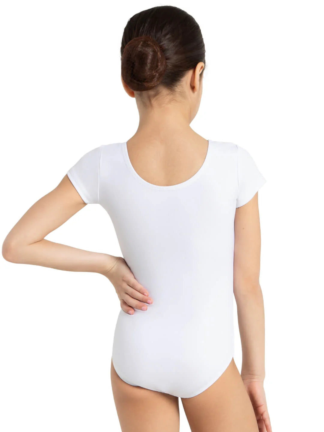Capezio Team Basics Short Sleeve Leo Girls