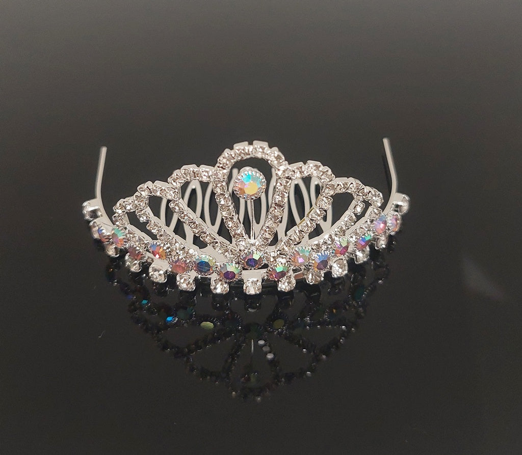 FH2 Small Iridescent Crown Tiara