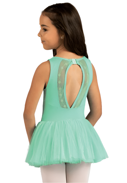 Danznmotion Brynn Tank Flocked Dress Girls