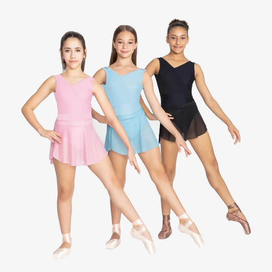 So Danca Elle Mesh Pull On Skirt Girls
