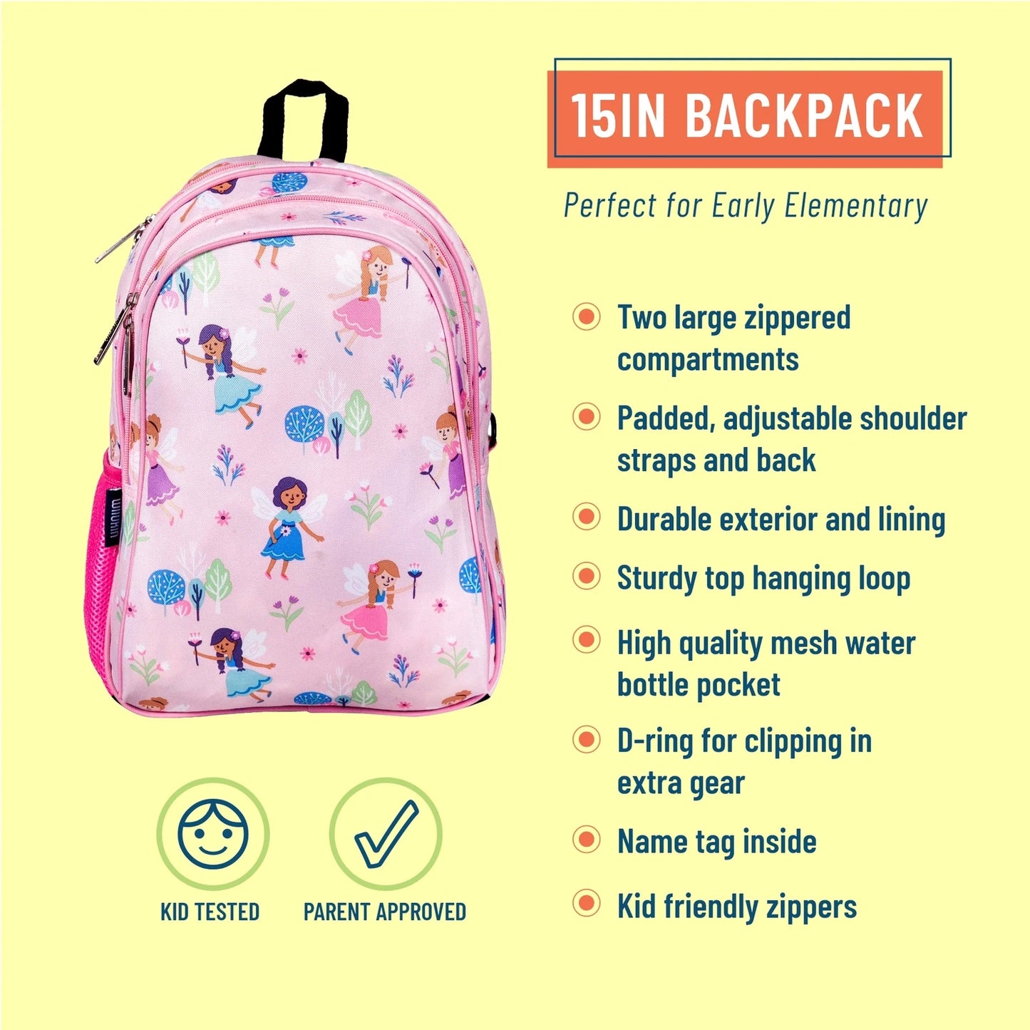 Wildkin Fairy Garden Backpack - 15 inch