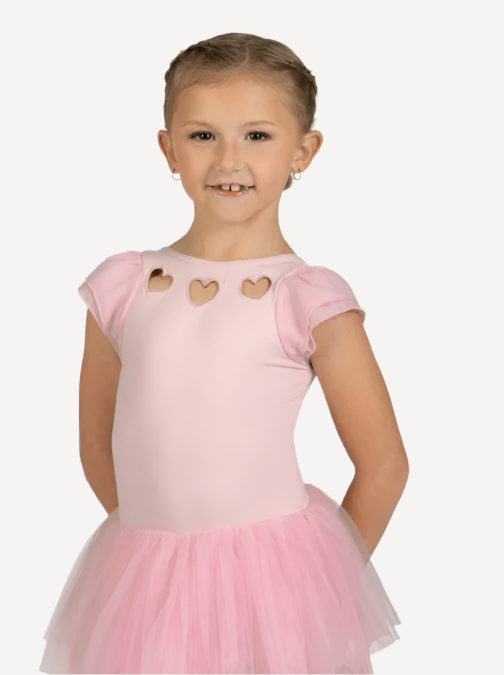 Danznmotion Freya Triple Heart Dress Girls