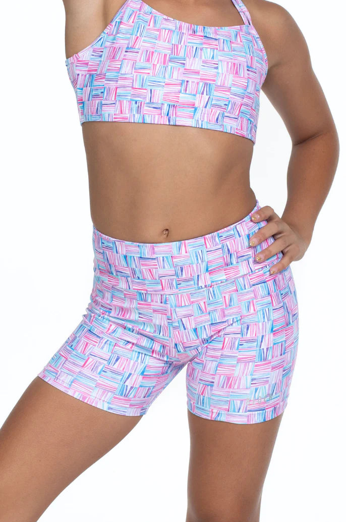 Bloch x Flo Active Nicole High Waist Shorts - Childs